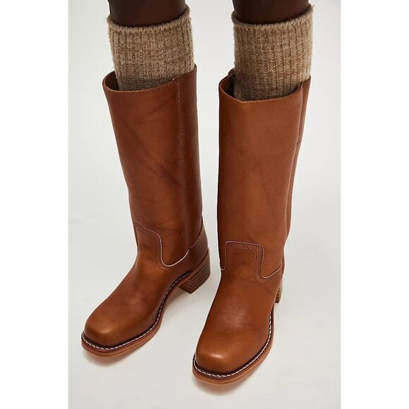 Frye Shoes - NEW Frye Campus 14L Boots Womens 9.5 Saddle Brown Chore Equestrian Extended Calf
